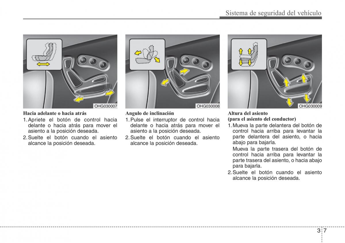 Hyundai Grandeur Azera HG V 5 manual del propietario / page 23