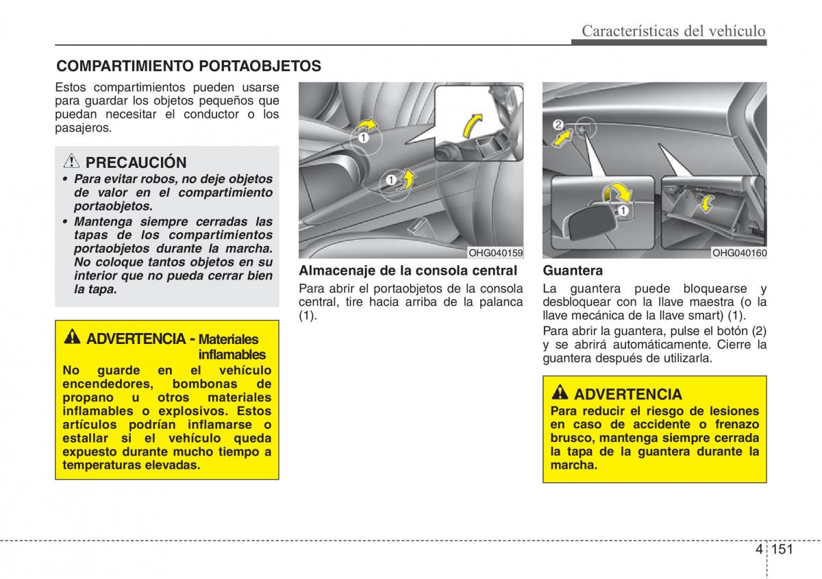 Hyundai Grandeur Azera HG V 5 manual del propietario / page 232