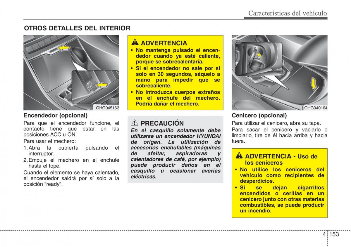 Hyundai Grandeur Azera HG V 5 manual del propietario / page 234