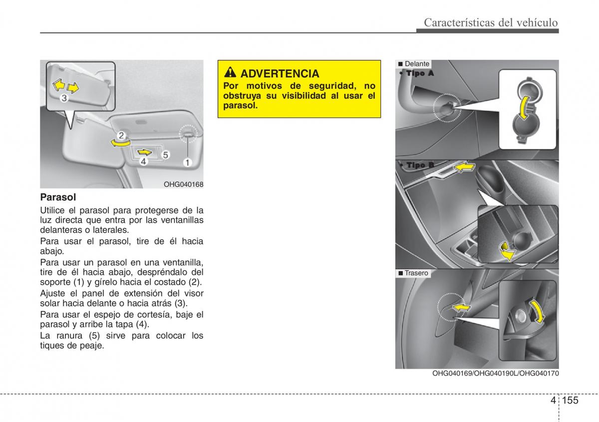 Hyundai Grandeur Azera HG V 5 manual del propietario / page 236