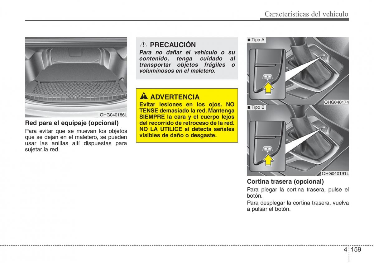 Hyundai Grandeur Azera HG V 5 manual del propietario / page 240