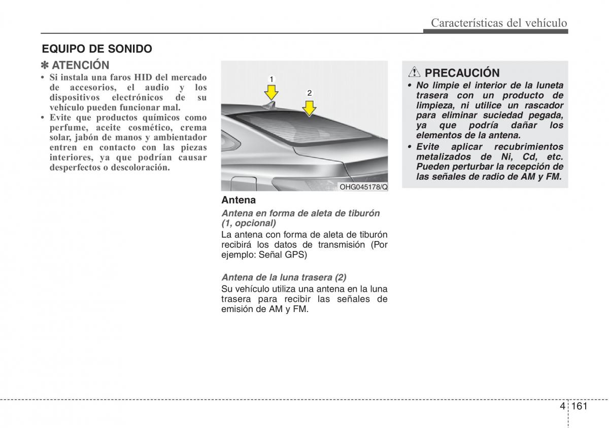 Hyundai Grandeur Azera HG V 5 manual del propietario / page 242