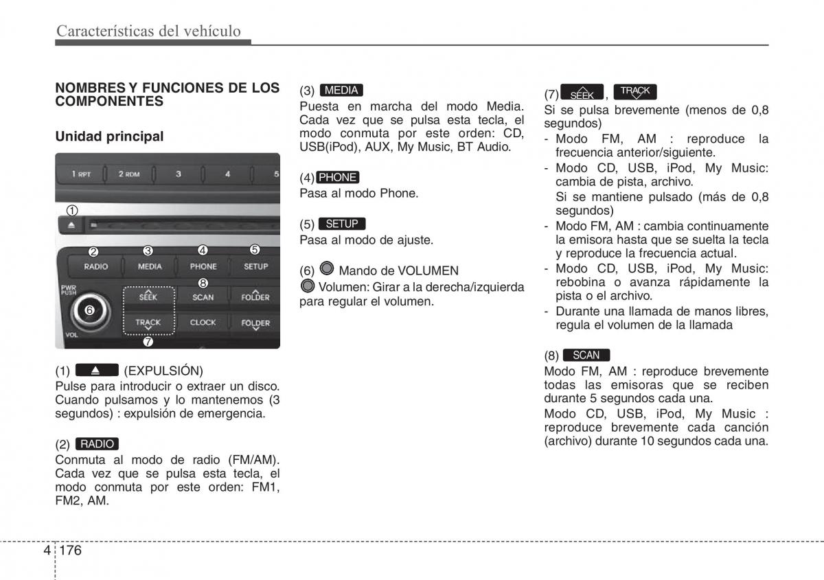 Hyundai Grandeur Azera HG V 5 manual del propietario / page 257