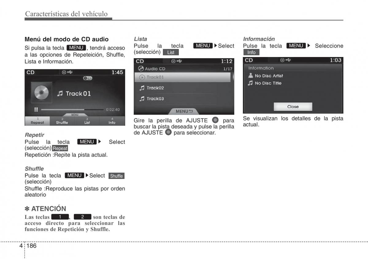 Hyundai Grandeur Azera HG V 5 manual del propietario / page 267