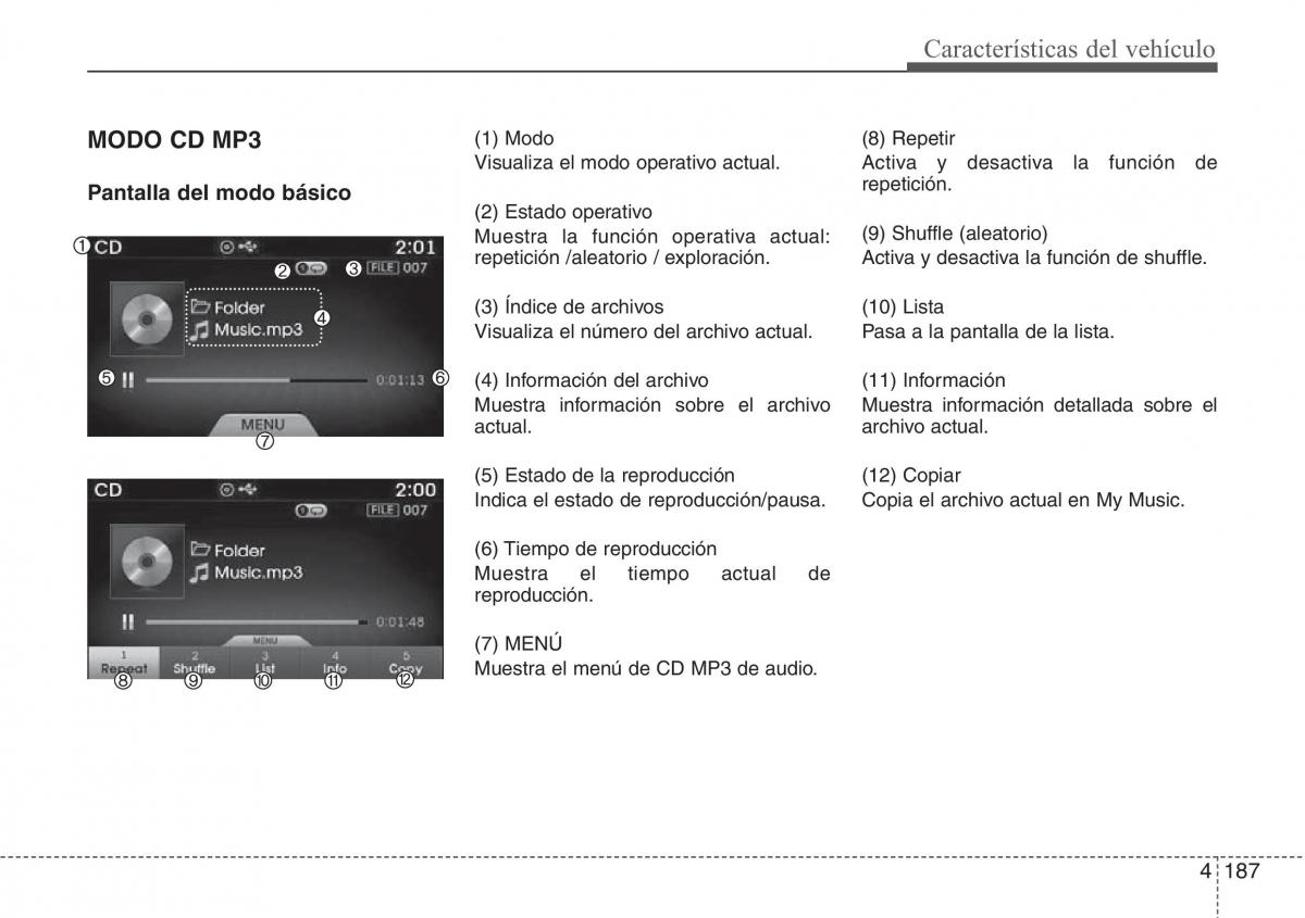 Hyundai Grandeur Azera HG V 5 manual del propietario / page 268