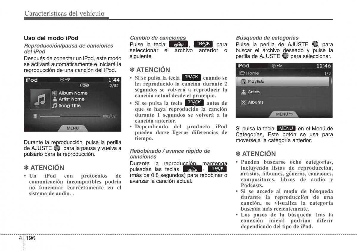 Hyundai Grandeur Azera HG V 5 manual del propietario / page 277