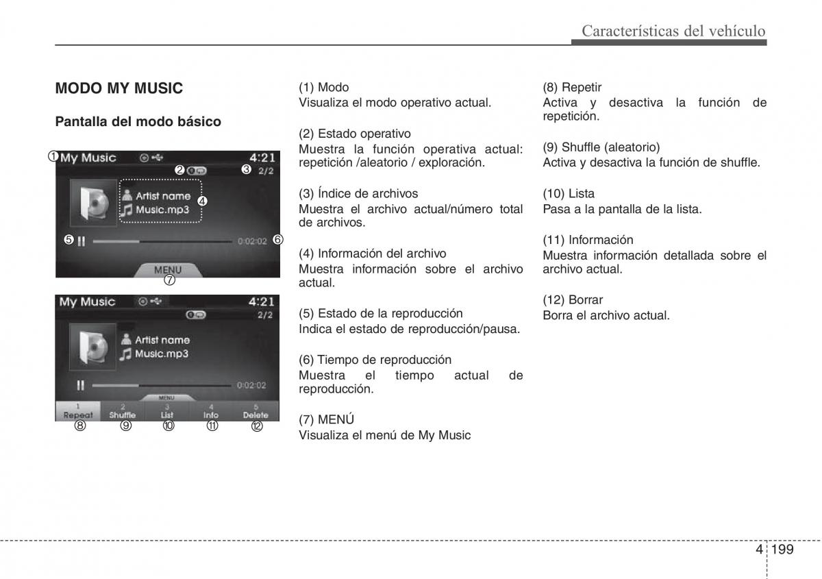 Hyundai Grandeur Azera HG V 5 manual del propietario / page 280