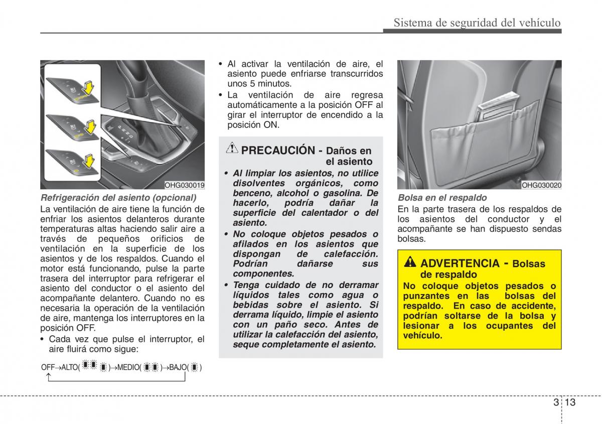 Hyundai Grandeur Azera HG V 5 manual del propietario / page 29