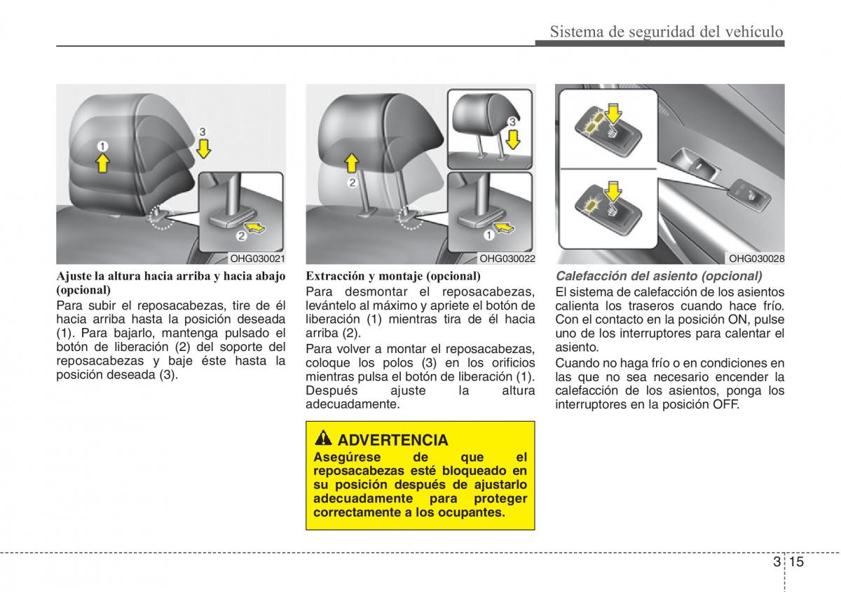 Hyundai Grandeur Azera HG V 5 manual del propietario / page 31