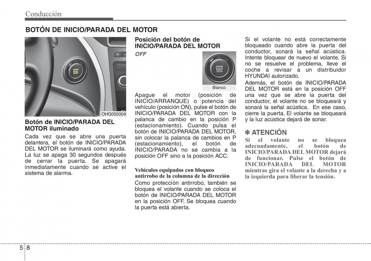 Hyundai Grandeur Azera HG V 5 manual del propietario / page 310