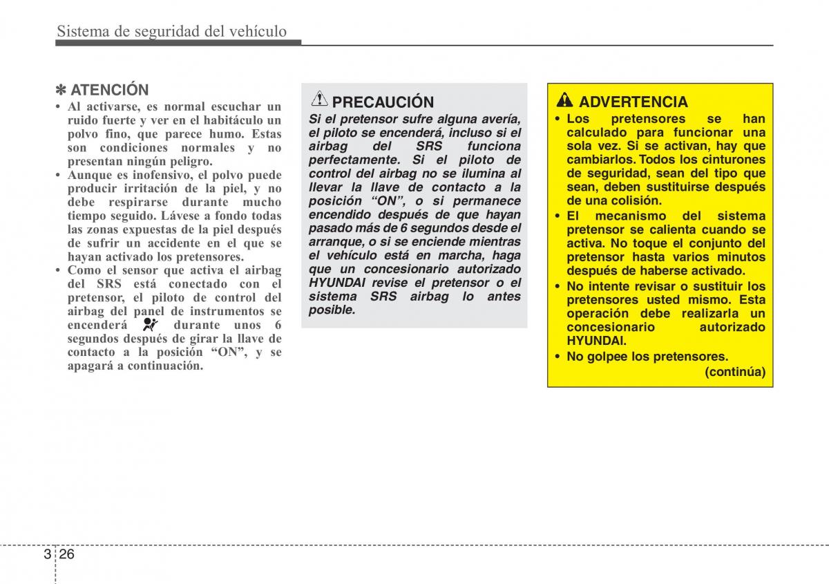 Hyundai Grandeur Azera HG V 5 manual del propietario / page 42