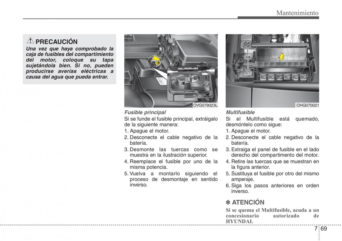 Hyundai Grandeur Azera HG V 5 manual del propietario / page 479