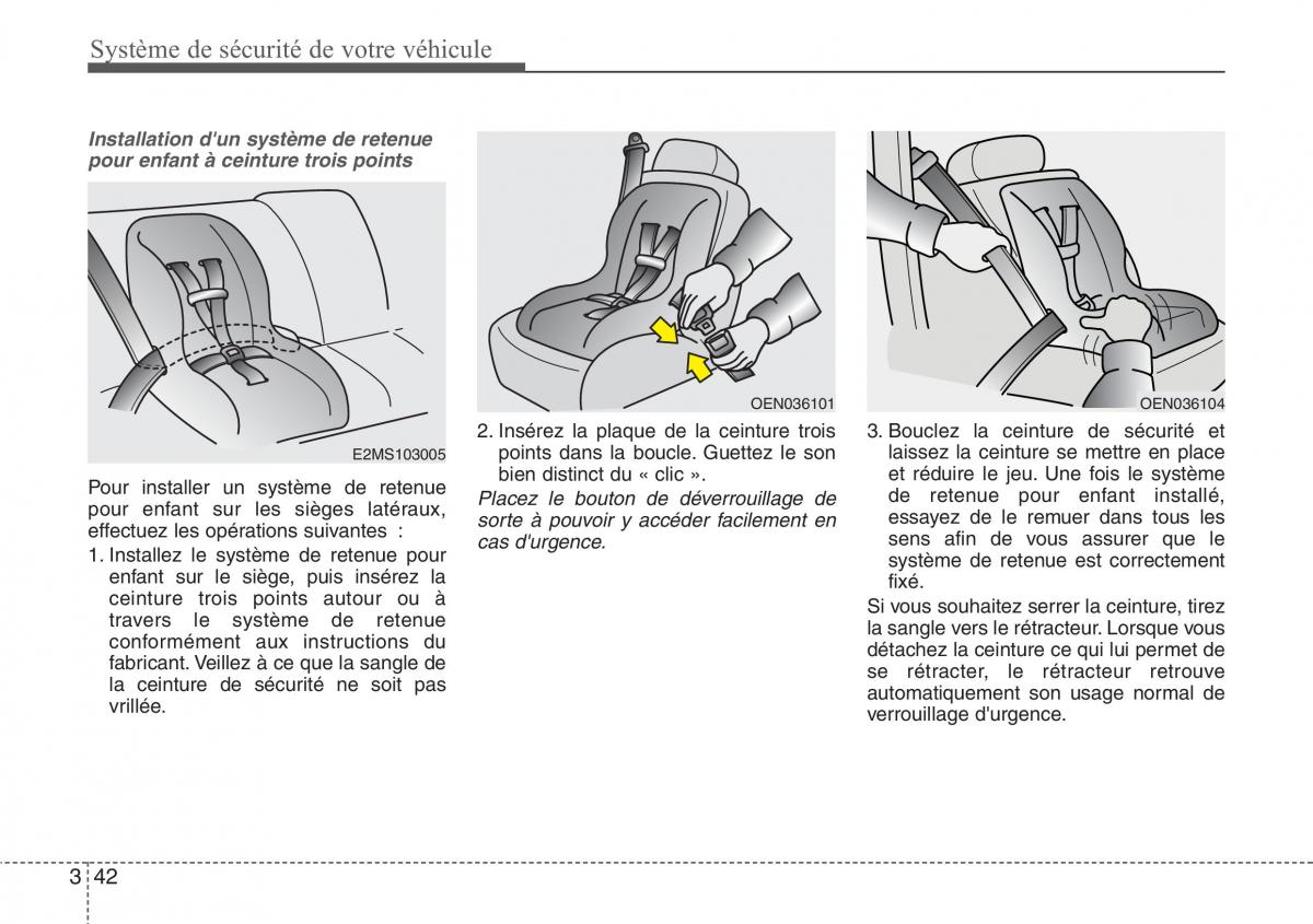 Hyundai Santa Fe III 3 manuel du proprietaire / page 63