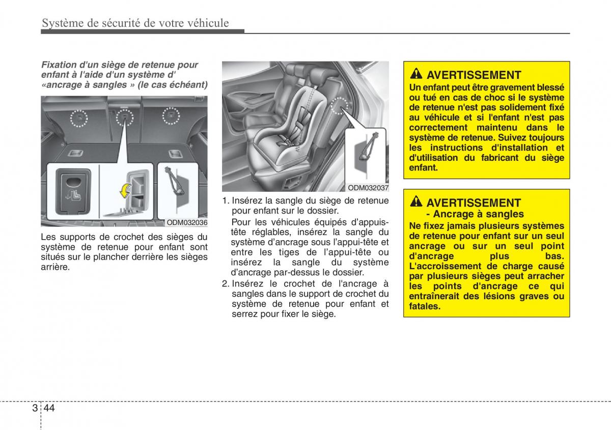 Hyundai Santa Fe III 3 manuel du proprietaire / page 65