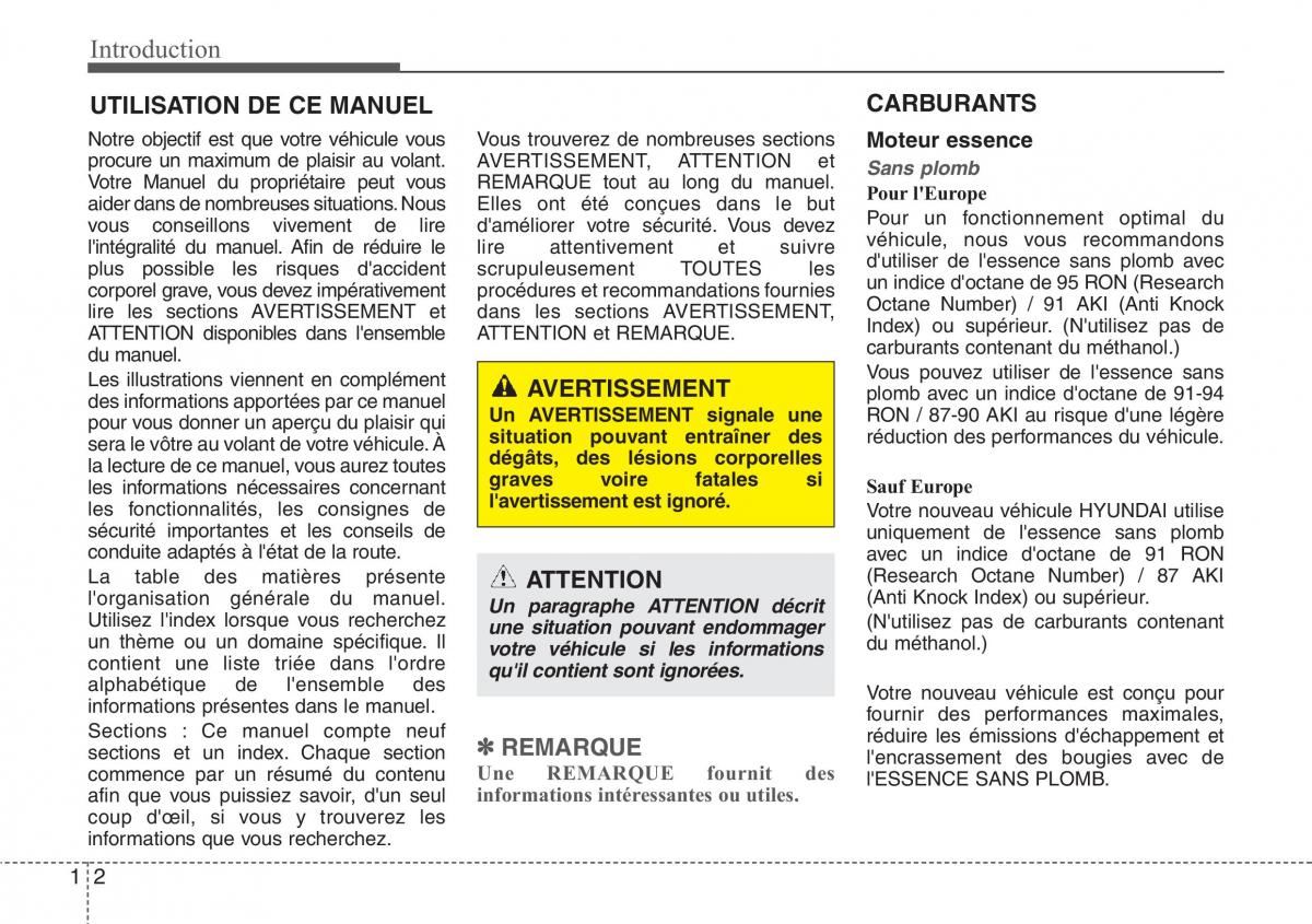 Hyundai Santa Fe III 3 manuel du proprietaire / page 7