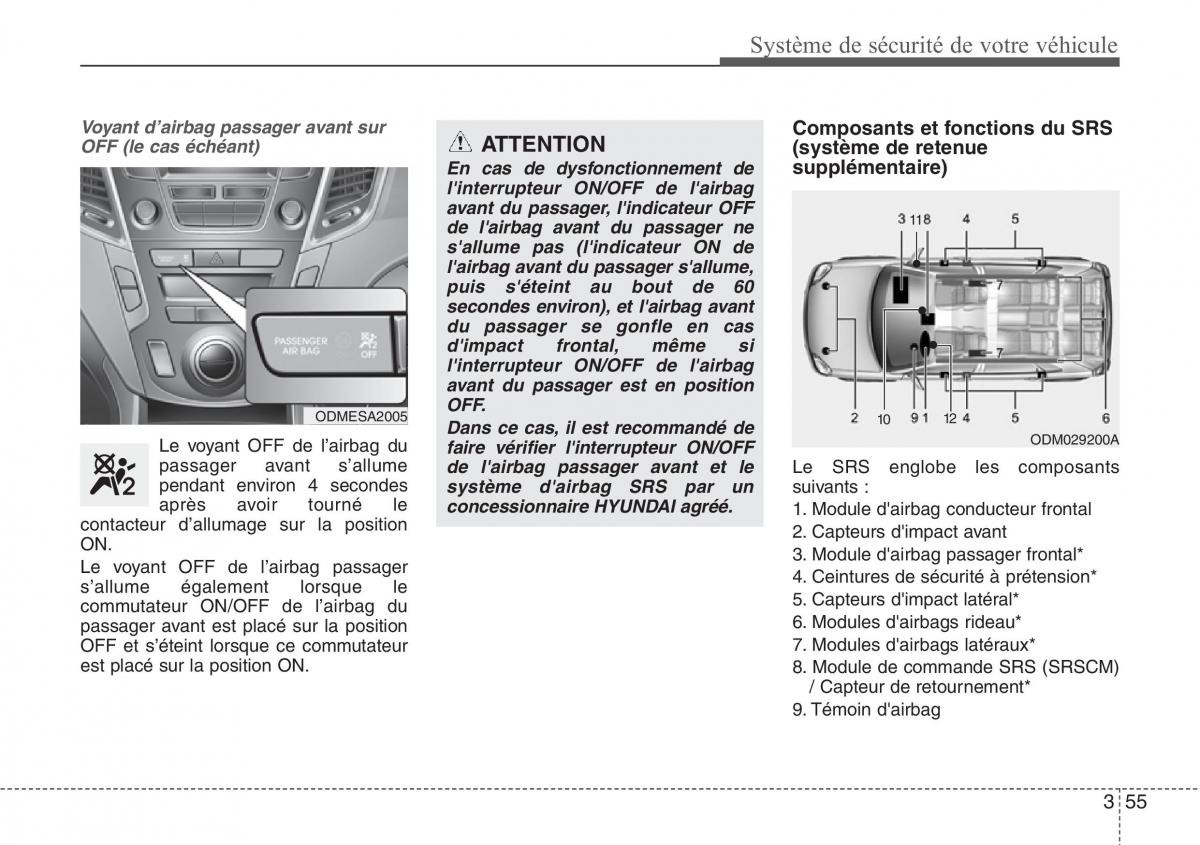 Hyundai Santa Fe III 3 manuel du proprietaire / page 76