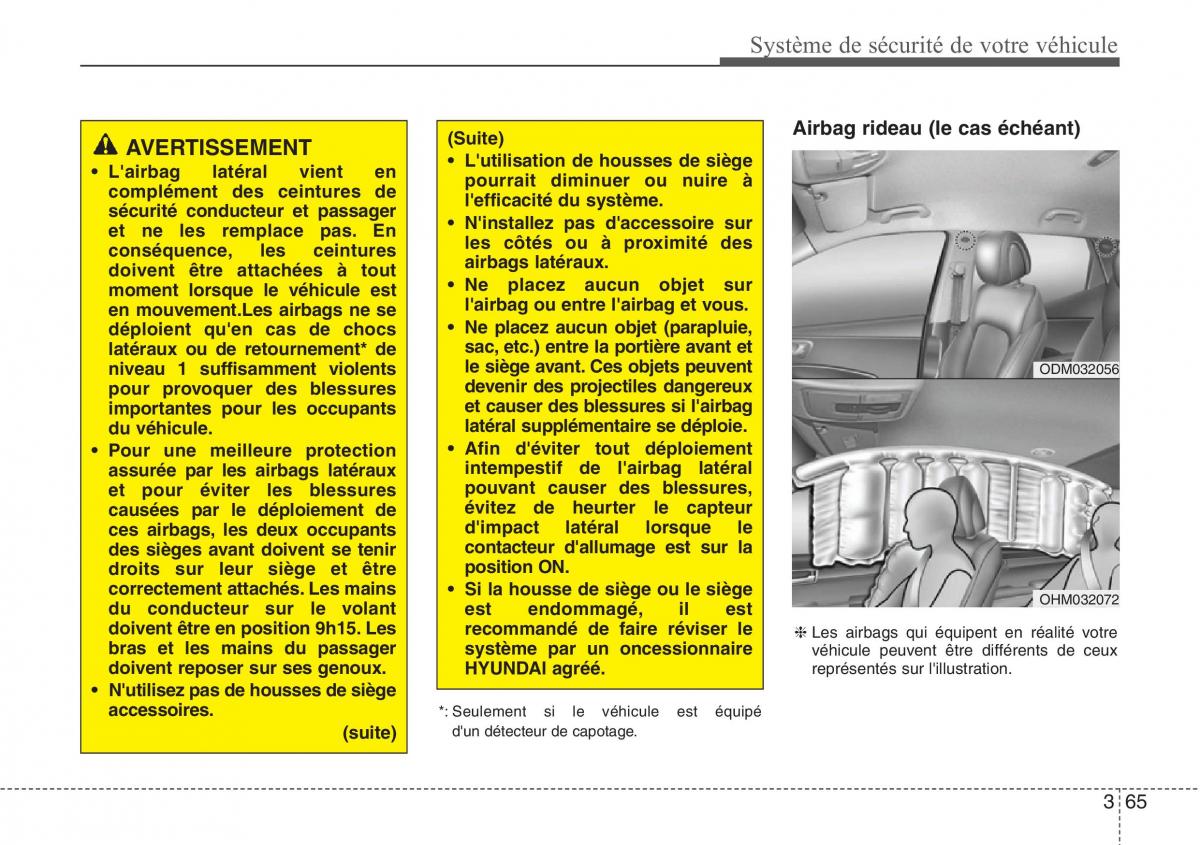 Hyundai Santa Fe III 3 manuel du proprietaire / page 86