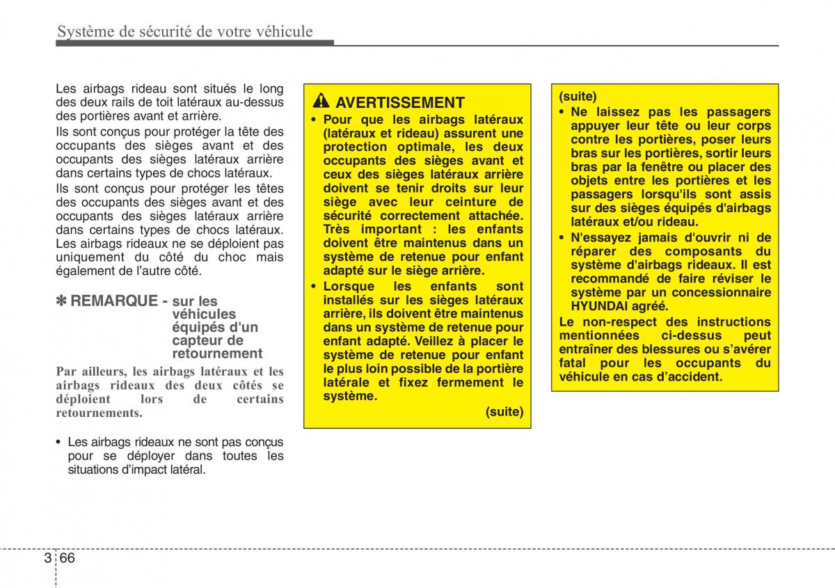 Hyundai Santa Fe III 3 manuel du proprietaire / page 87