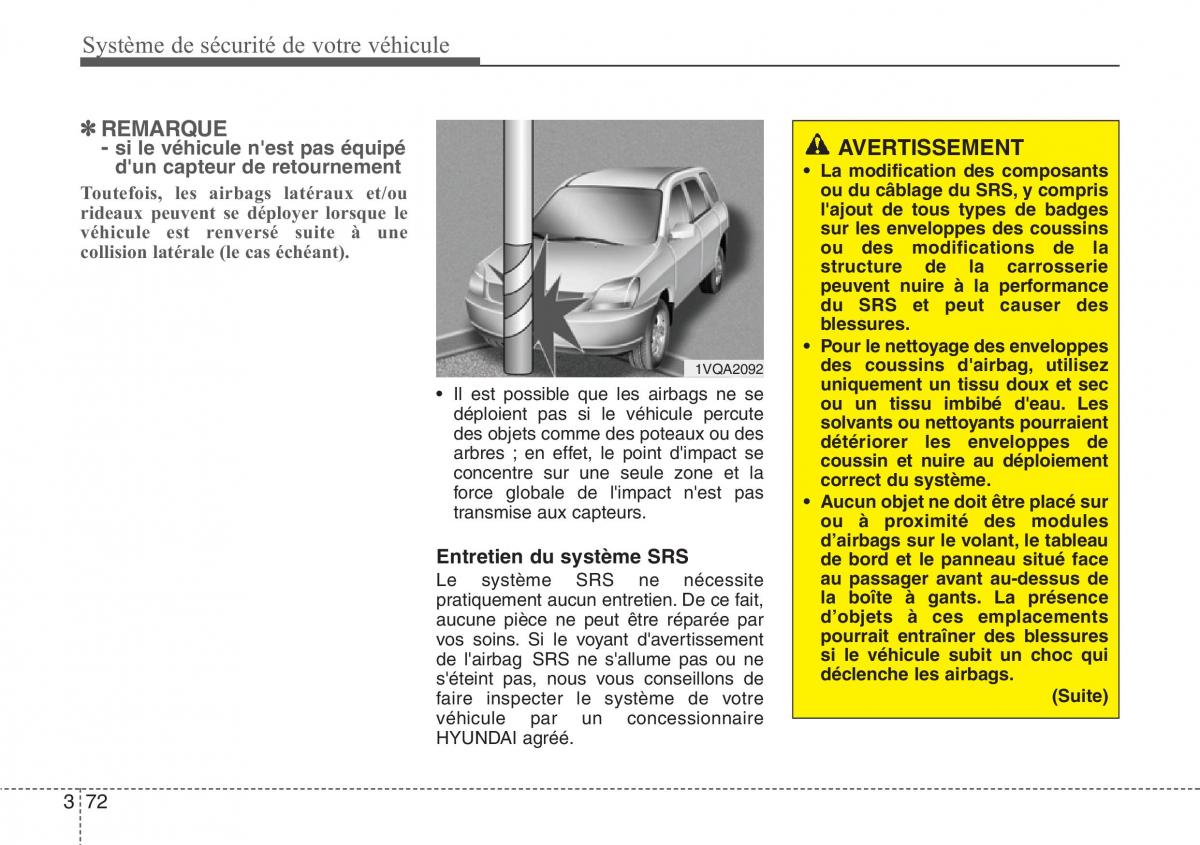 Hyundai Santa Fe III 3 manuel du proprietaire / page 93