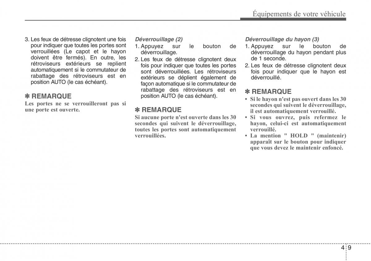 Hyundai Santa Fe III 3 manuel du proprietaire / page 106