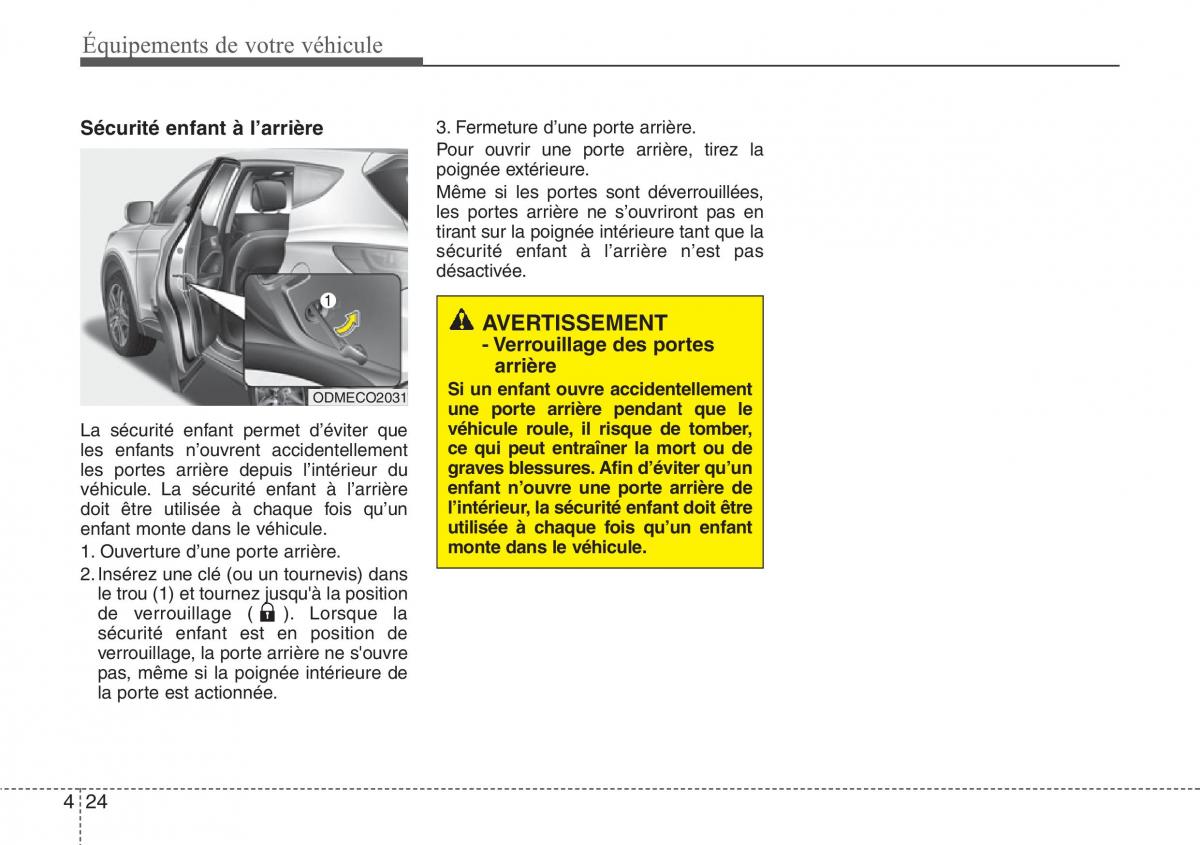 Hyundai Santa Fe III 3 manuel du proprietaire / page 121