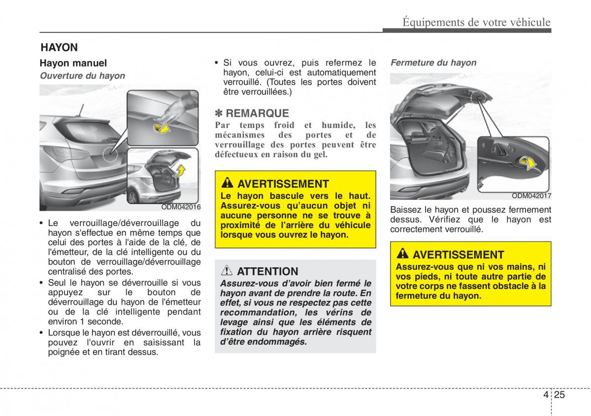 Hyundai Santa Fe III 3 manuel du proprietaire / page 122