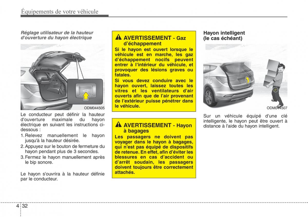 Hyundai Santa Fe III 3 manuel du proprietaire / page 129