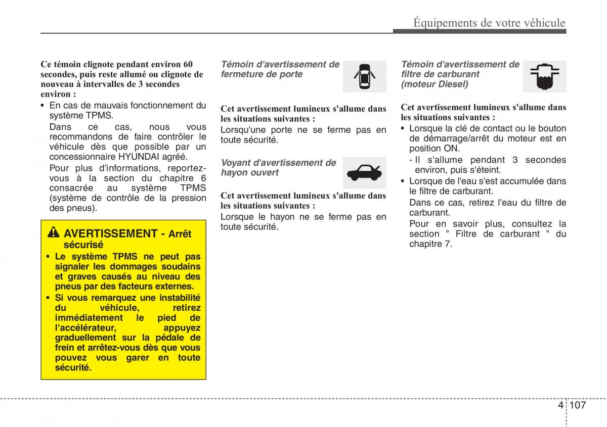 Hyundai Santa Fe III 3 manuel du proprietaire / page 204