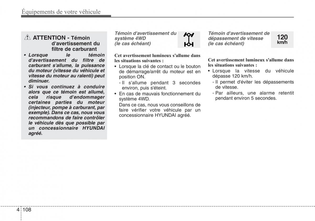 Hyundai Santa Fe III 3 manuel du proprietaire / page 205