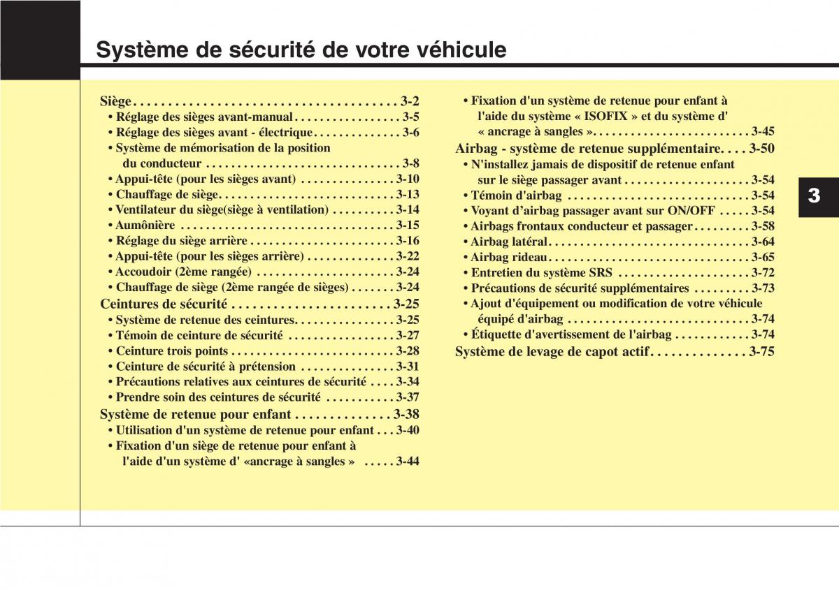 Hyundai Santa Fe III 3 manuel du proprietaire / page 22