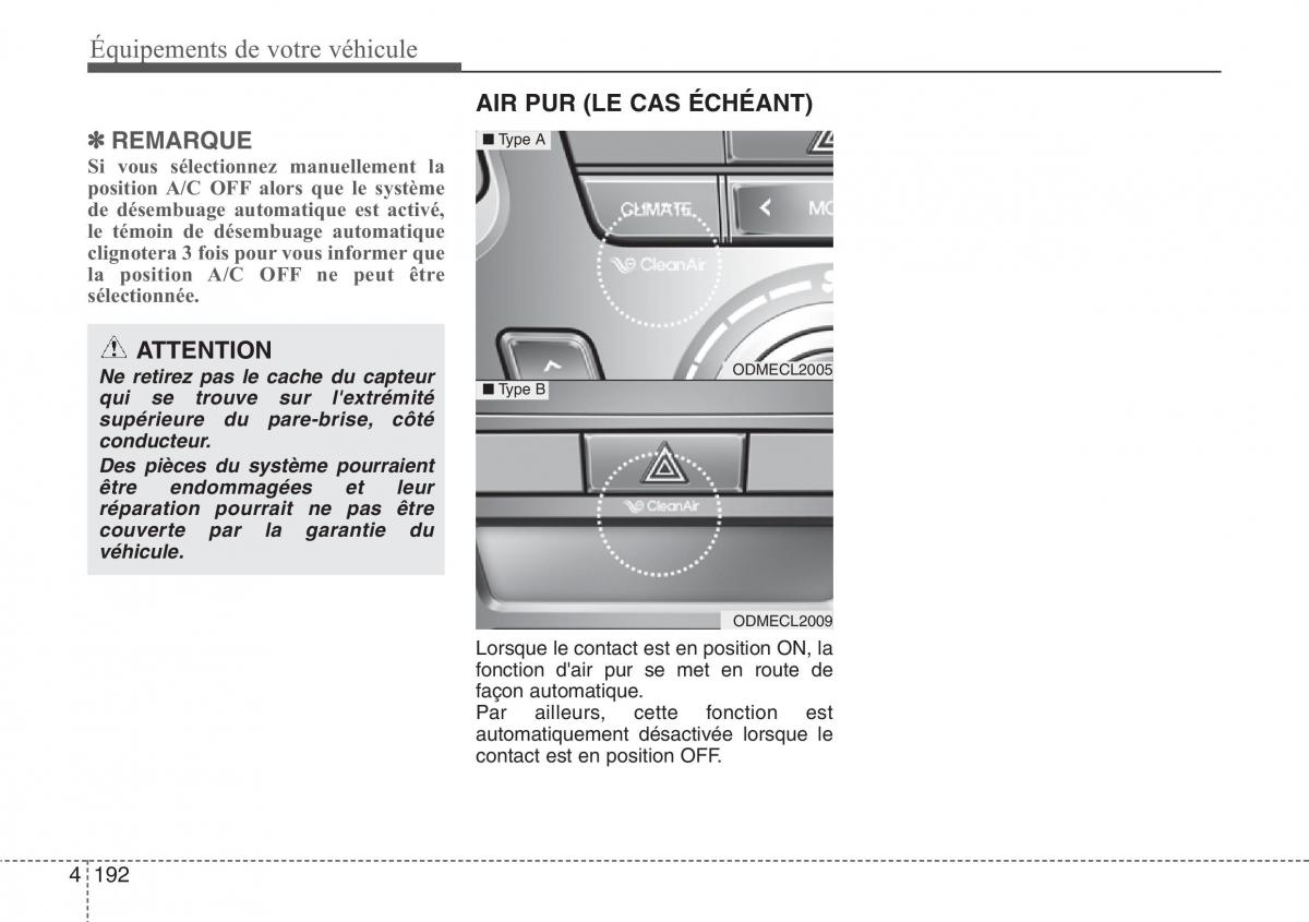 Hyundai Santa Fe III 3 manuel du proprietaire / page 289