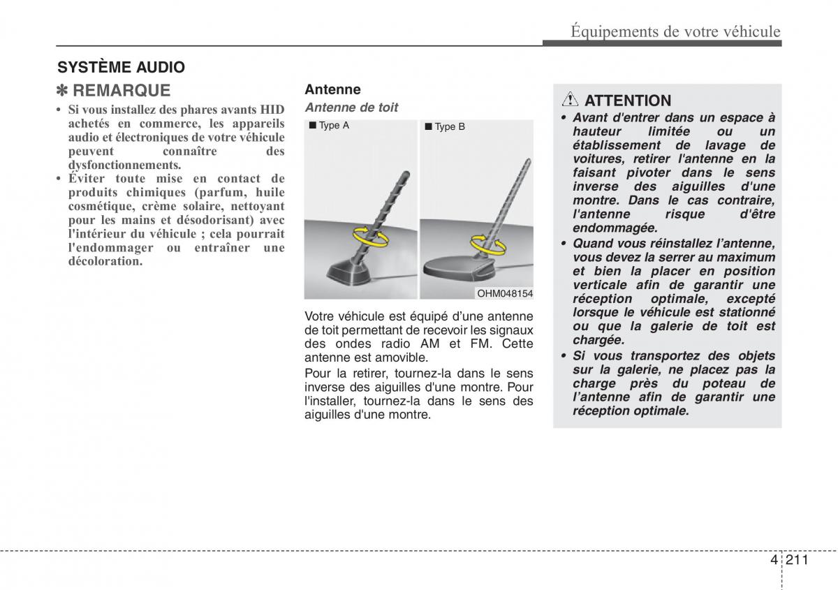 Hyundai Santa Fe III 3 manuel du proprietaire / page 308