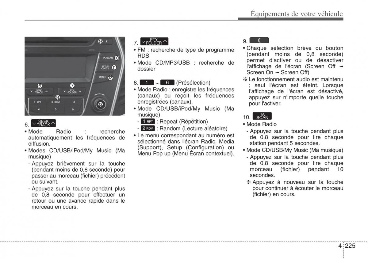 Hyundai Santa Fe III 3 manuel du proprietaire / page 322