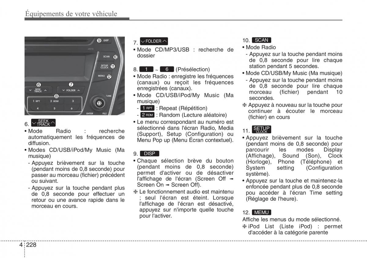 Hyundai Santa Fe III 3 manuel du proprietaire / page 325