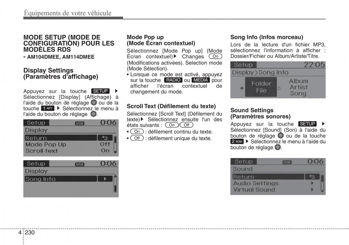 Hyundai Santa Fe III 3 manuel du proprietaire / page 327