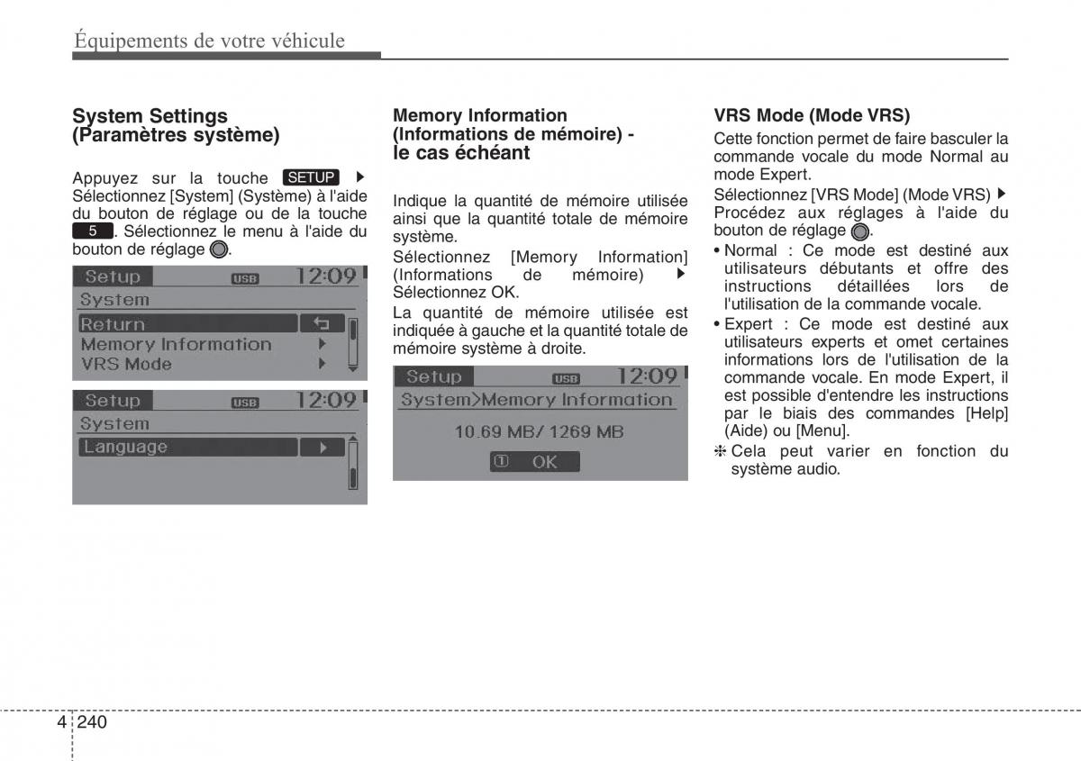 Hyundai Santa Fe III 3 manuel du proprietaire / page 337