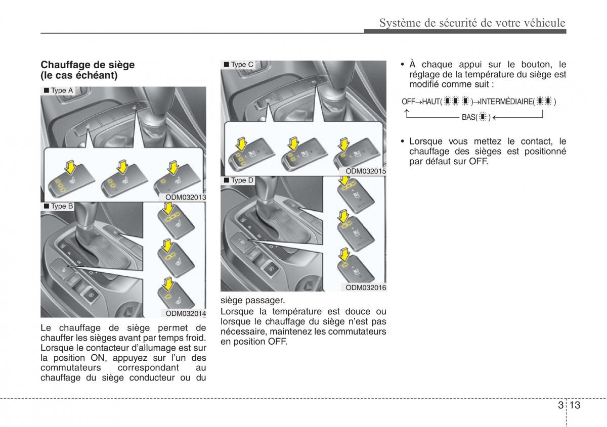 Hyundai Santa Fe III 3 manuel du proprietaire / page 34