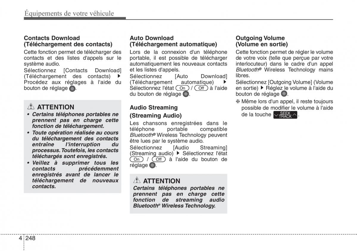 Hyundai Santa Fe III 3 manuel du proprietaire / page 345