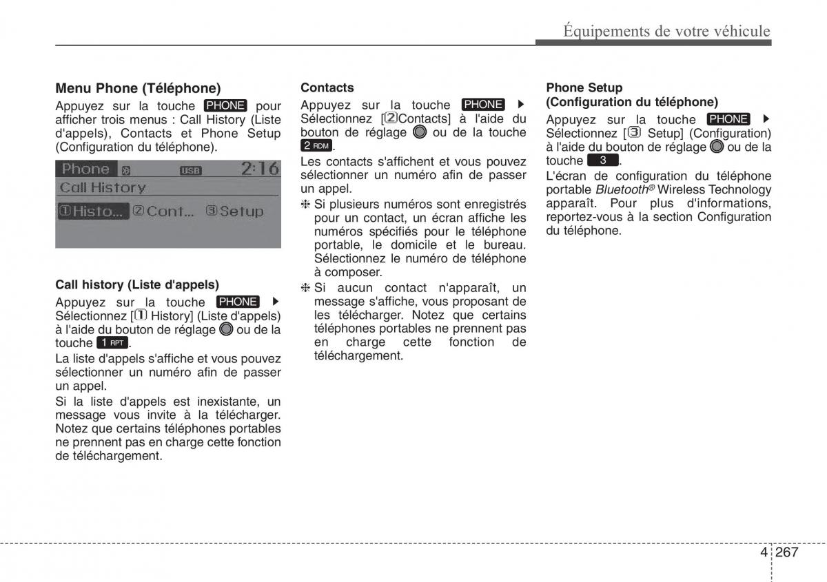 Hyundai Santa Fe III 3 manuel du proprietaire / page 364