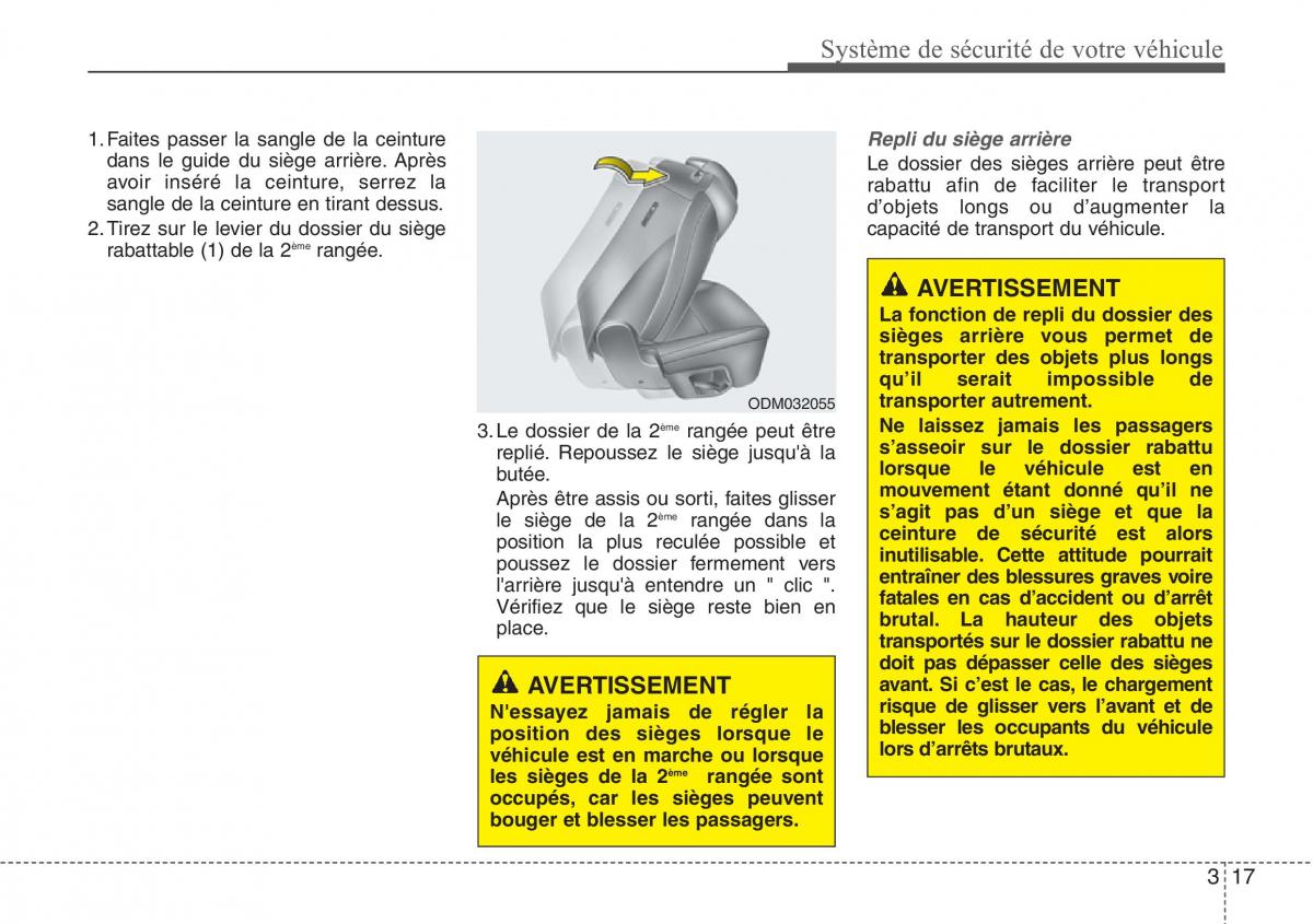 Hyundai Santa Fe III 3 manuel du proprietaire / page 38