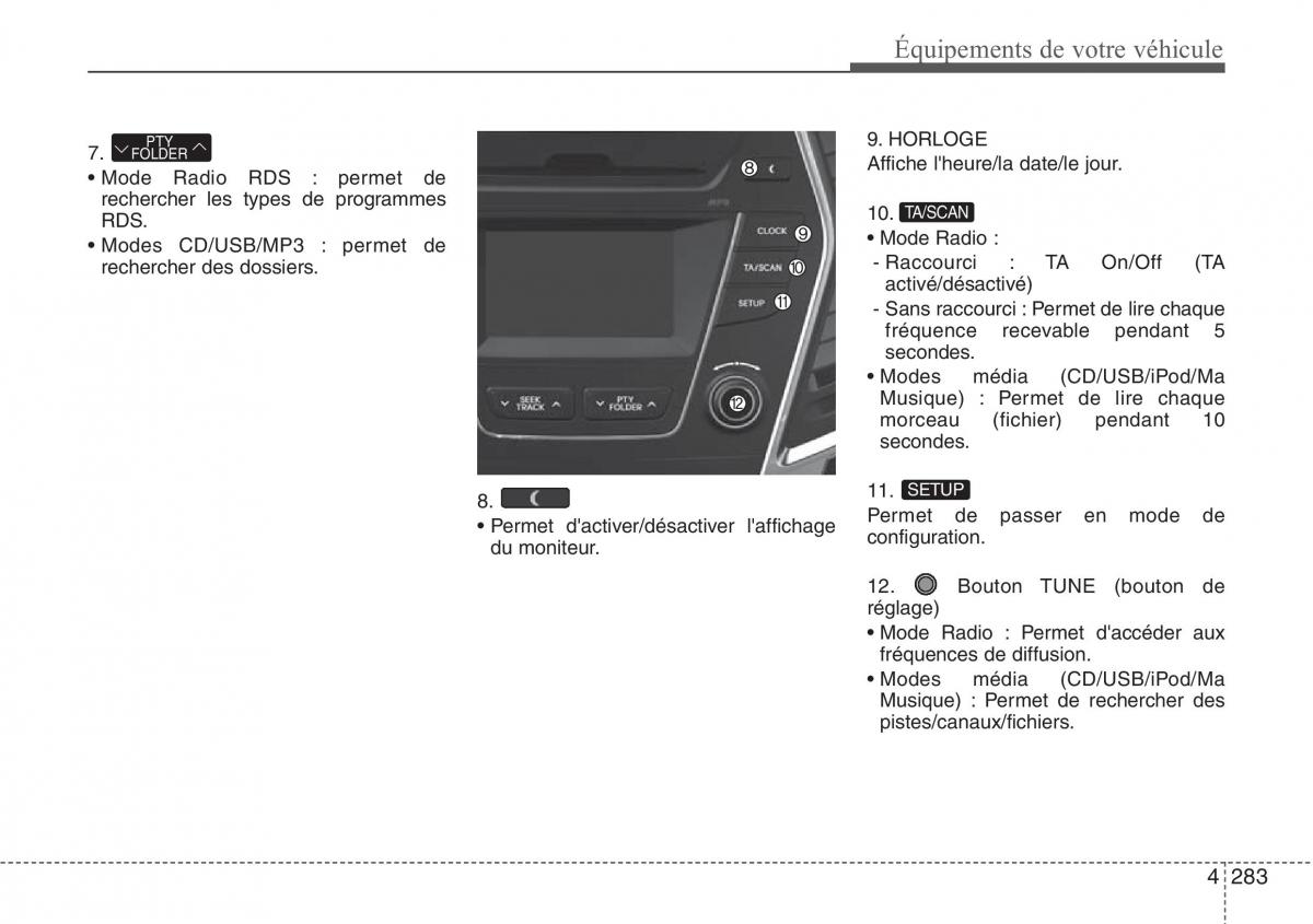 Hyundai Santa Fe III 3 manuel du proprietaire / page 380