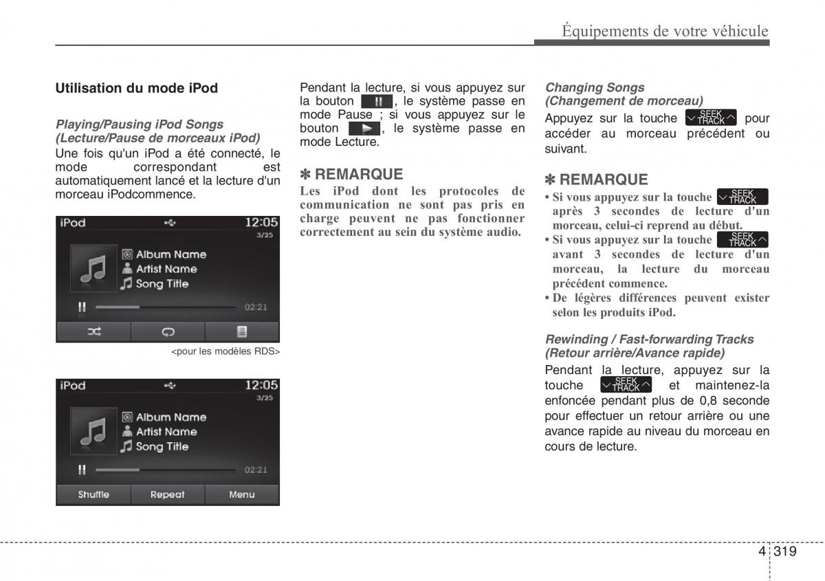 Hyundai Santa Fe III 3 manuel du proprietaire / page 416