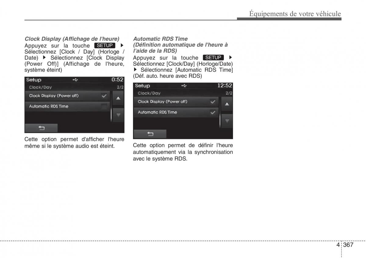 Hyundai Santa Fe III 3 manuel du proprietaire / page 464