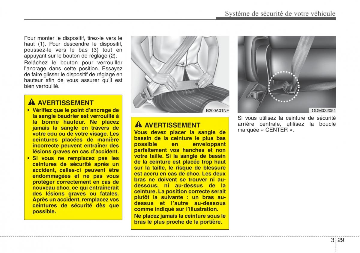 Hyundai Santa Fe III 3 manuel du proprietaire / page 50