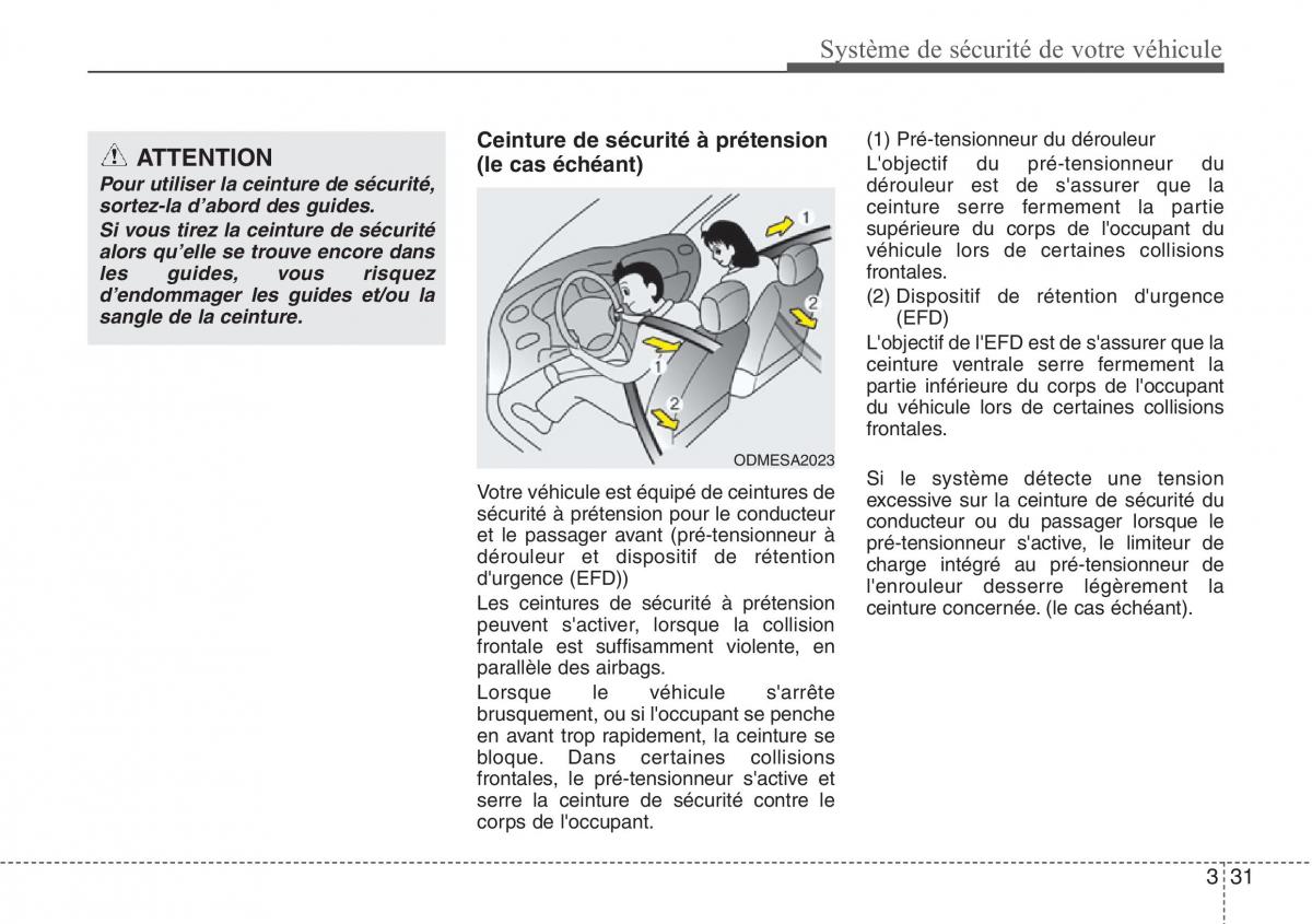 Hyundai Santa Fe III 3 manuel du proprietaire / page 52