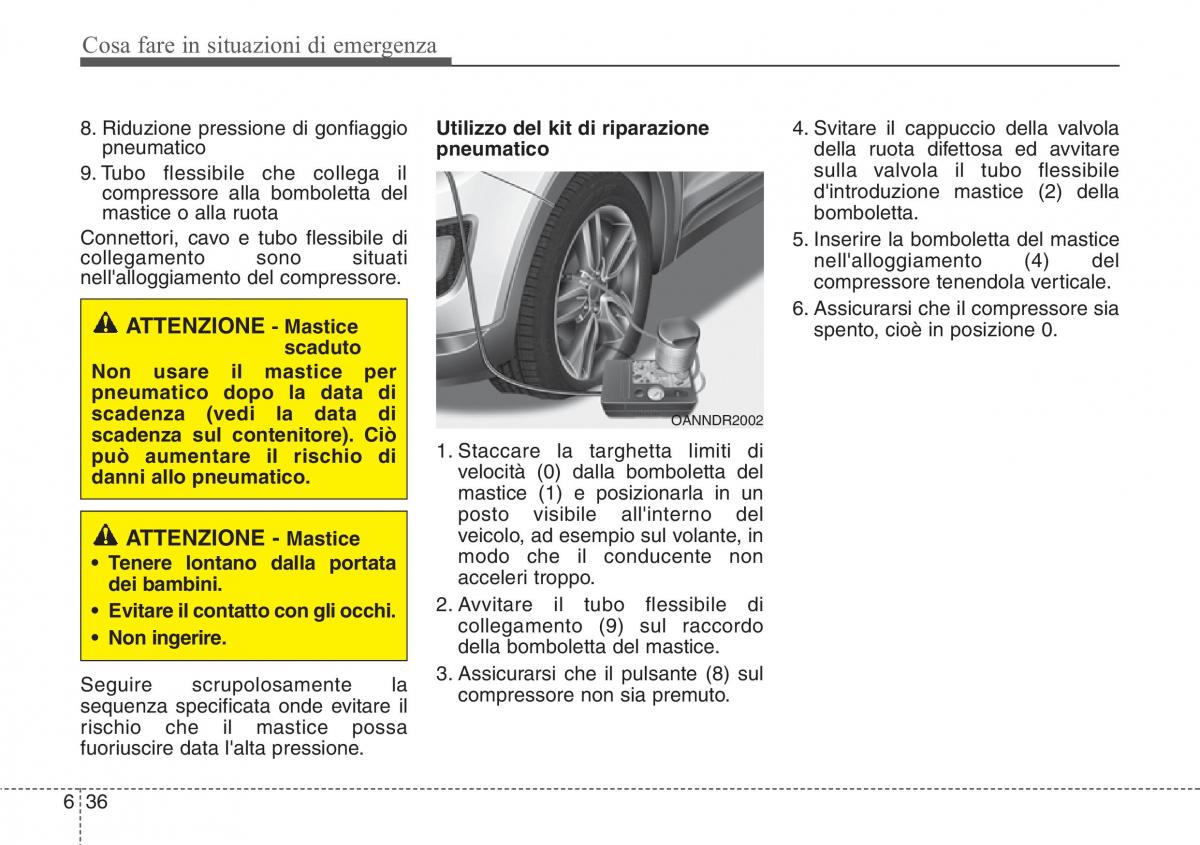 Hyundai Santa Fe III 3 manuale del proprietario / page 583