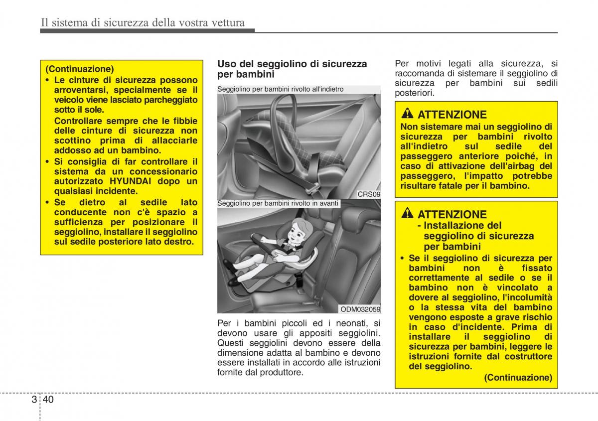 Hyundai Santa Fe III 3 manuale del proprietario / page 61