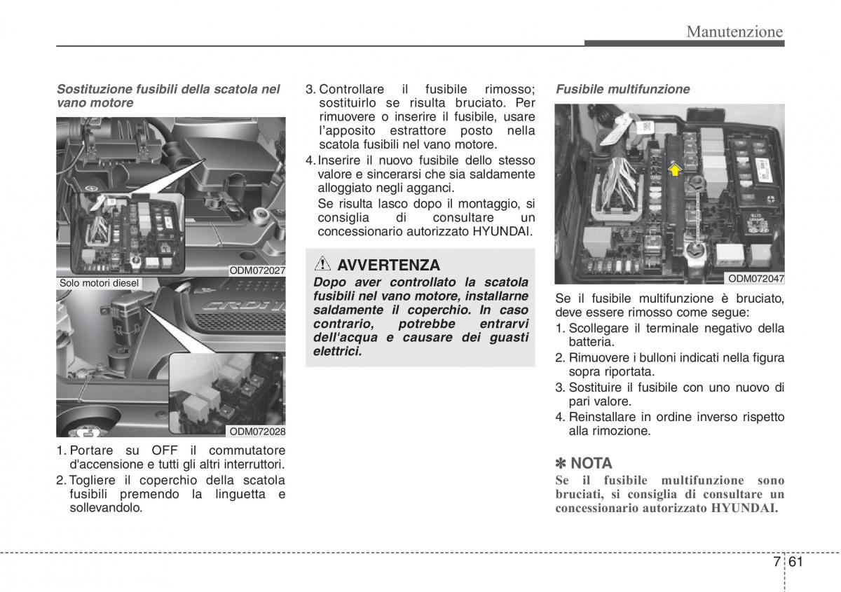 Hyundai Santa Fe III 3 manuale del proprietario / page 653