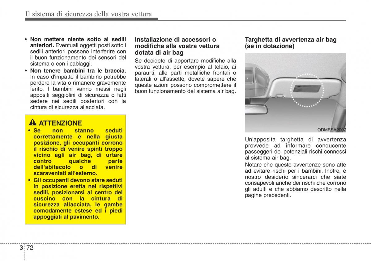 Hyundai Santa Fe III 3 manuale del proprietario / page 93