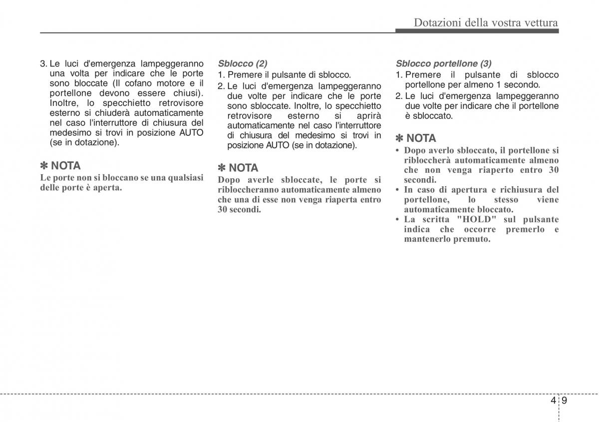 Hyundai Santa Fe III 3 manuale del proprietario / page 104